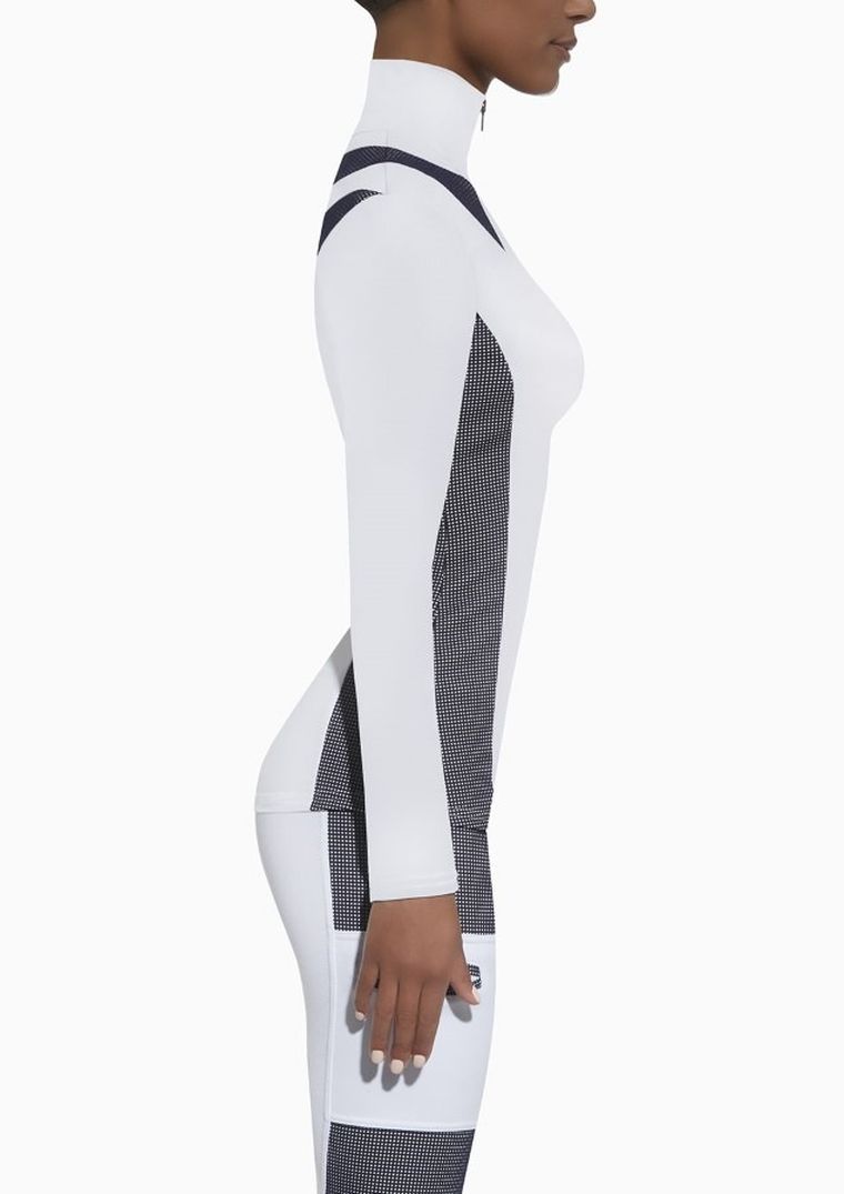 Bluza damska, rozpinana, biała, Bas Black