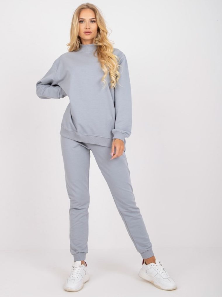 Bluza damska, szara, Basic Feel Good