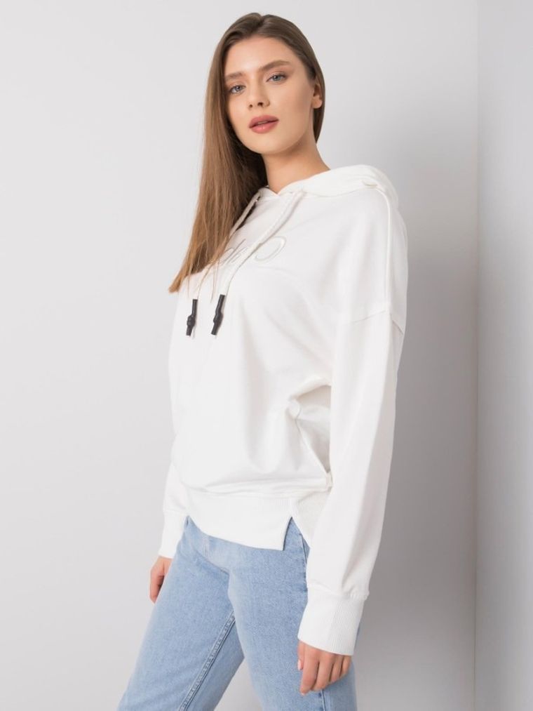 Bluza damska z kapturem, ecru, Factory Price