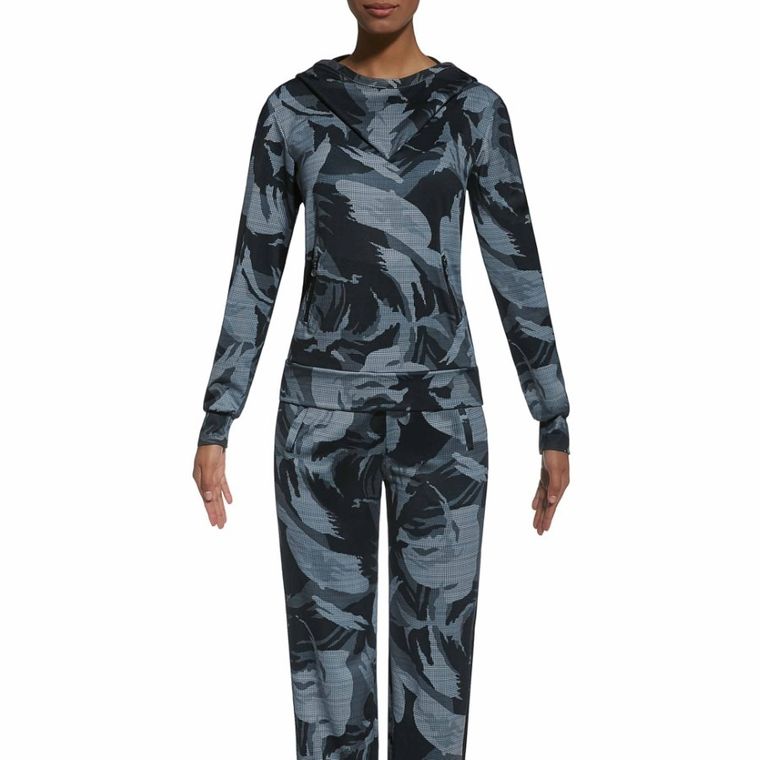 Bluza damska z kapturem, mix, Bas Black