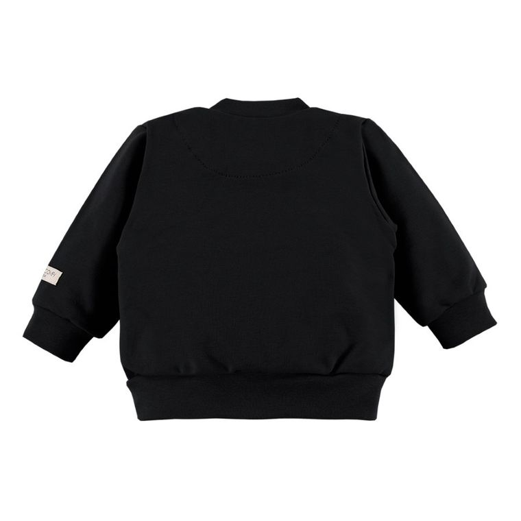 Bluza dziecięca, rozpinana, czarna, Eevi
