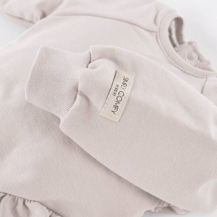 Bluza dziewczęca, beżowa, Eevi