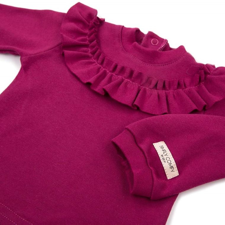 Bluza dziewczęca, bordowa, Eevi