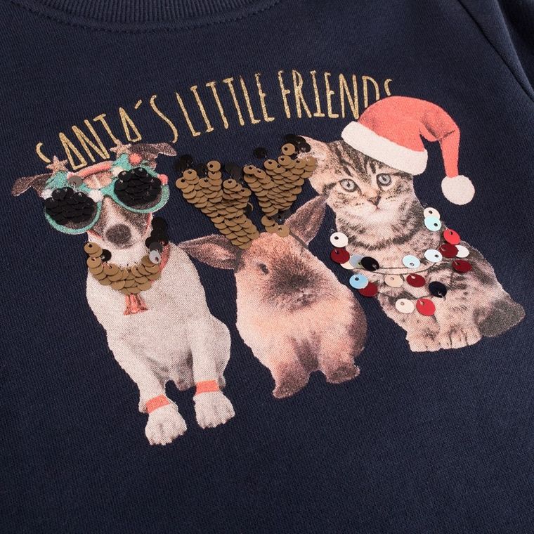 Bluza dziewczęca, granatowa, Tom Tailor