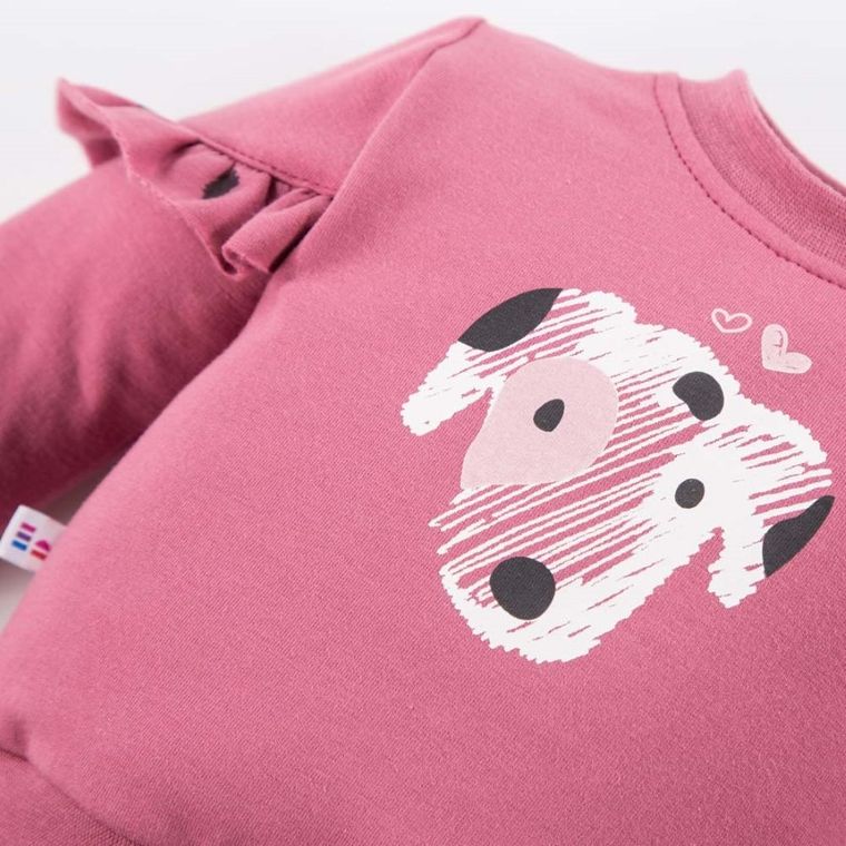 Bluza dziewczęca, różowa, Eevi