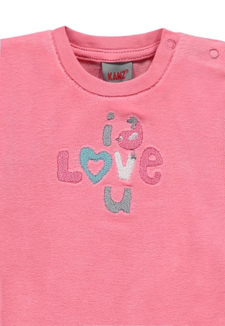 Bluza dziewczęca, różowa, Kanz