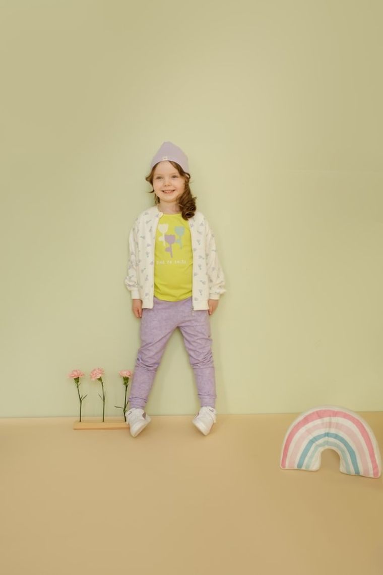 Bluza dziewczęca, rozpinana, ecru, Pinokio