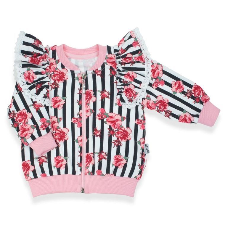 Bluza dziewczęca, rozpinana, mix, Nicol