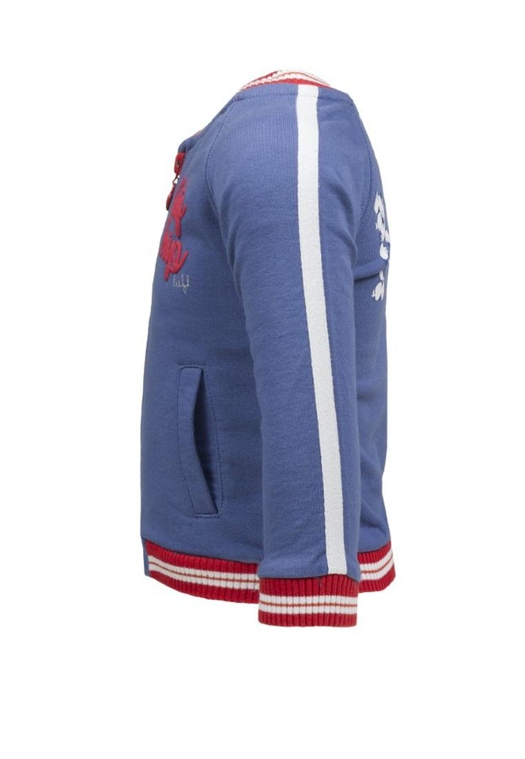 Bluza dziewczęca, rozpinana, niebieska, Lief