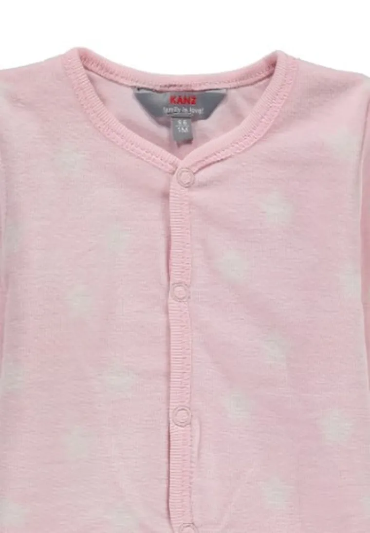 Bluza dziewczęca, rozpinana, różowa, Kanz