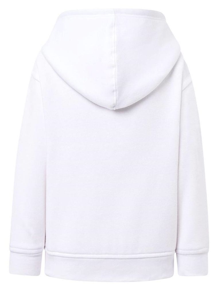 Bluza dziewczęca z kapturem, biała, Tup Tup