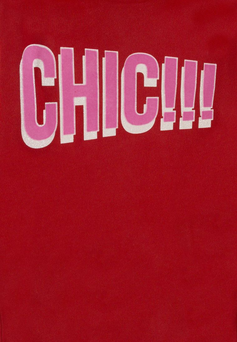 Bluza dziewczęca z kapturem, czerwona, Tom Tailor