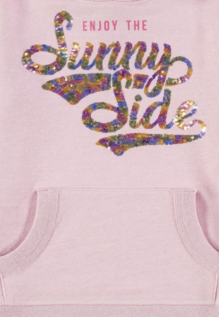 Bluza dziewczęca z kapturem, jasnoróżowa, Tom Tailor