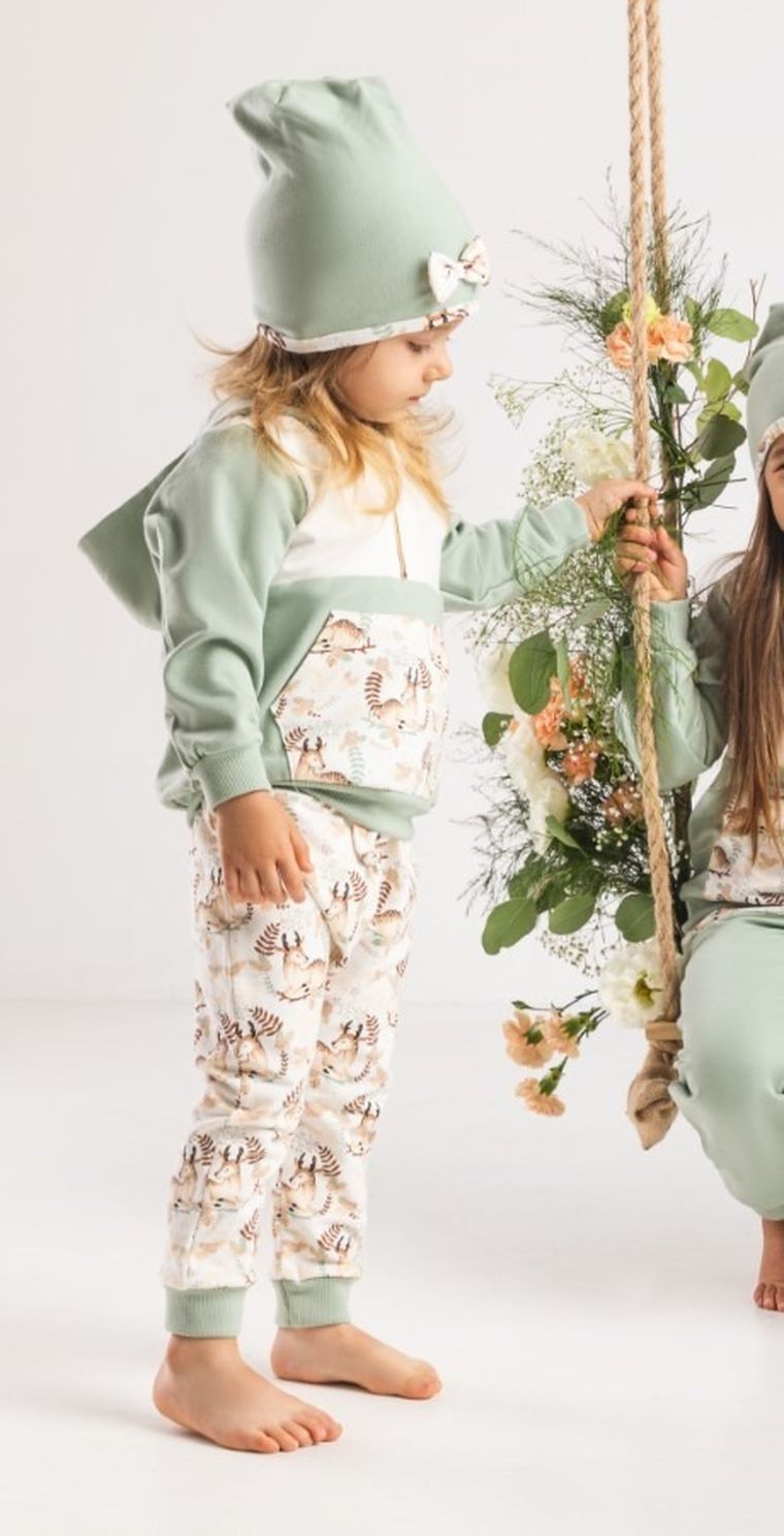 Bluza dziewczęca z kapturem, mix, Nicol