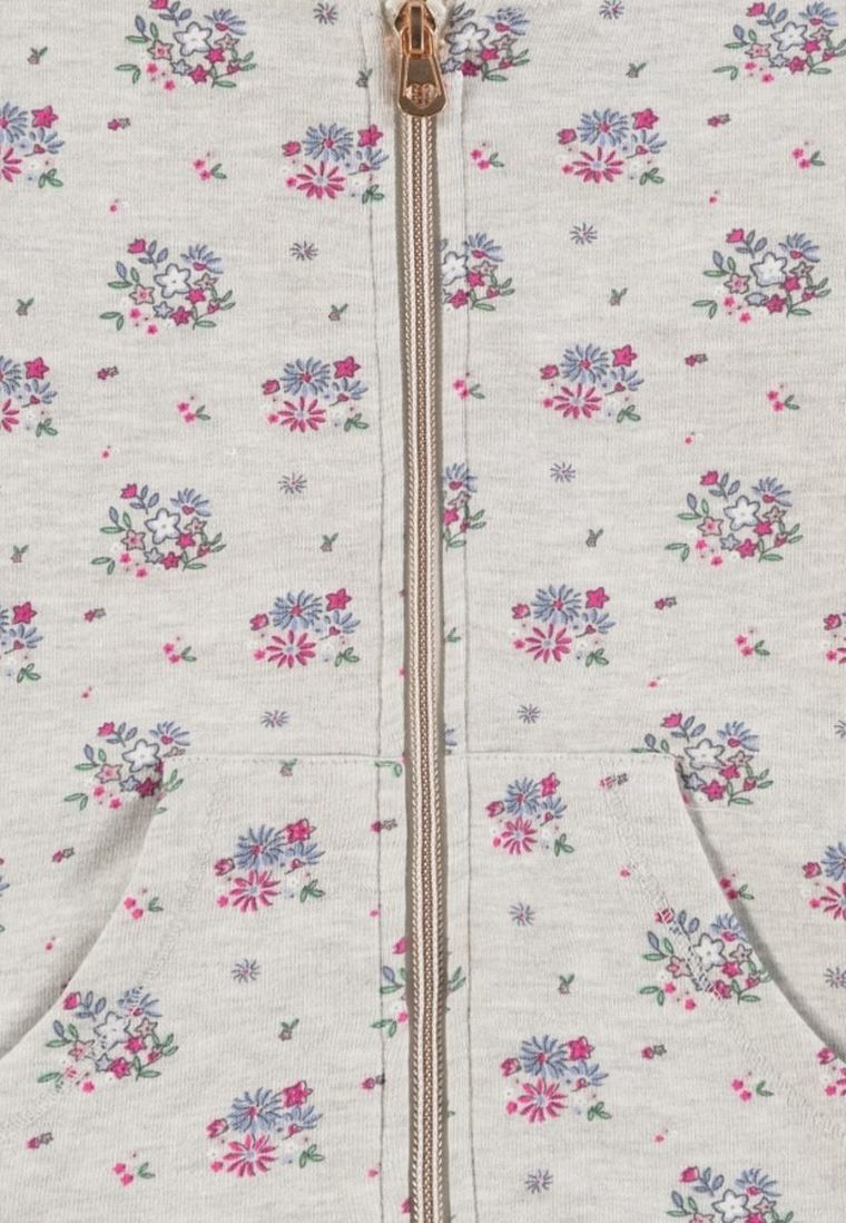 Bluza dziewczęca z kapturem, rozpinana, jasnobeżowa, Tom Tailor