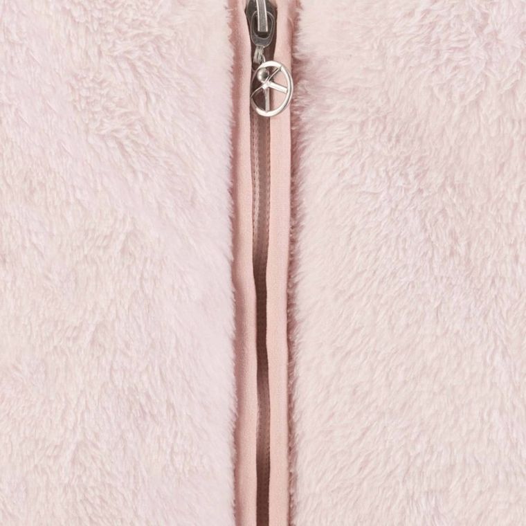 Bluza dziewczęca z kapturem, rozpinana, różowa, Kanz