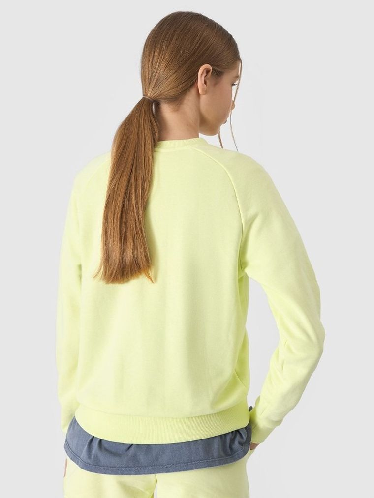 Bluza dziewczęca, żółta, 4F