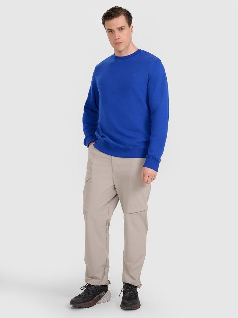 Bluza męska, niebieska, 4F