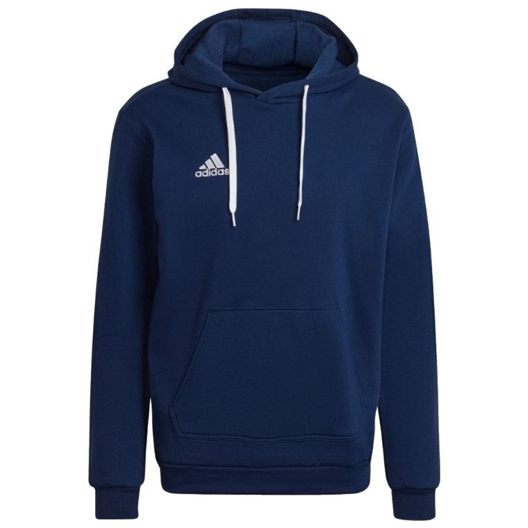 Bluza męska z kapturem, granatowa, Adidas Entrada 22