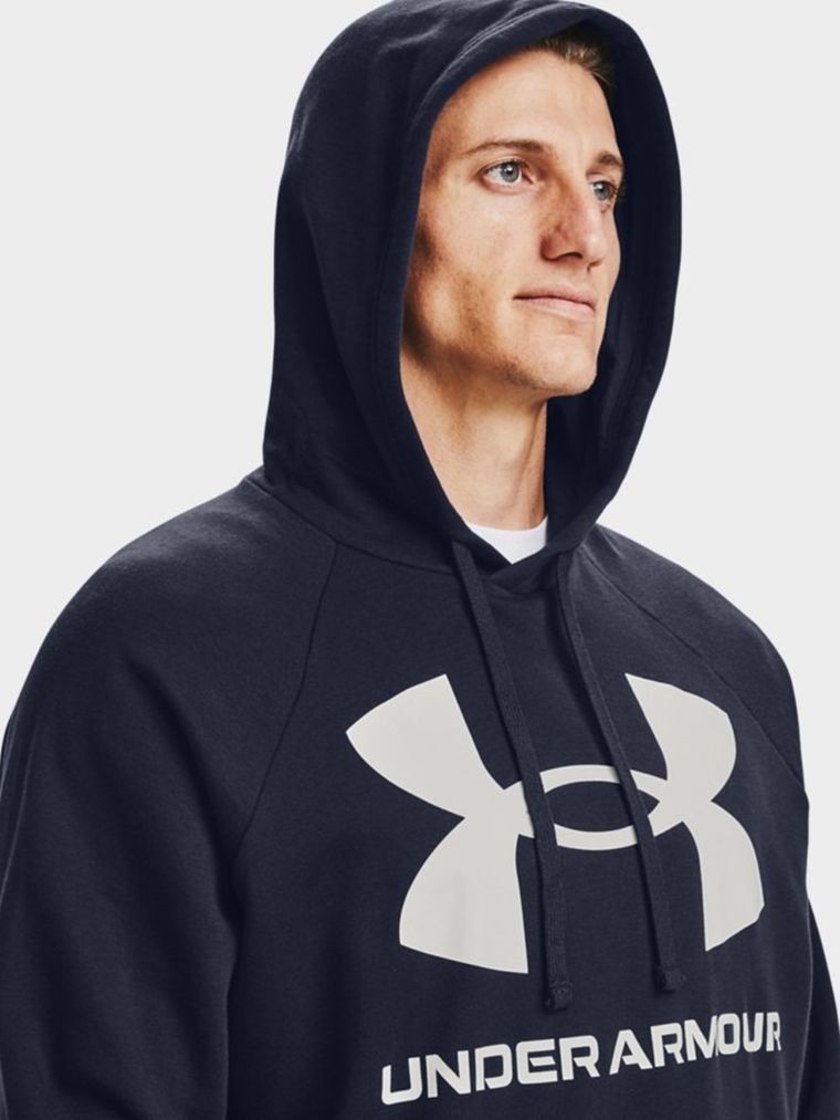 Bluza męska z kapturem, granatowa, Under Armour