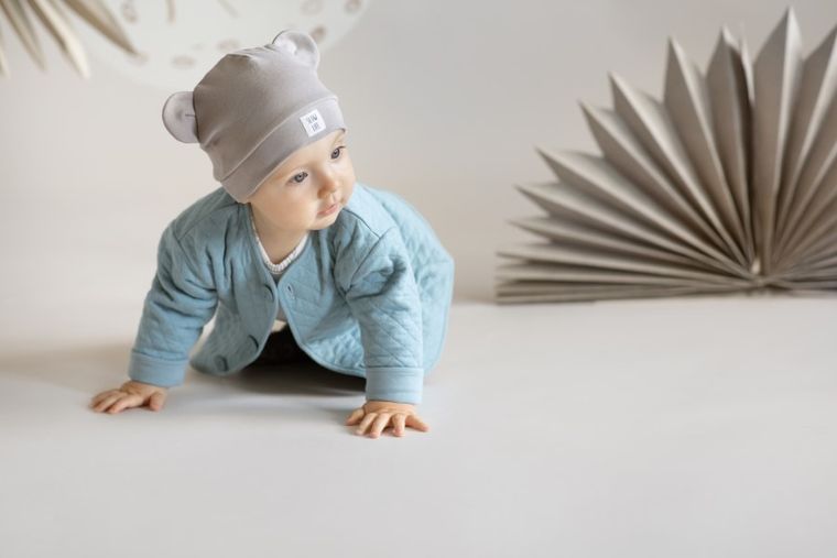 Bluza niemowlęca, rozpinana, niebieska, Pinokio