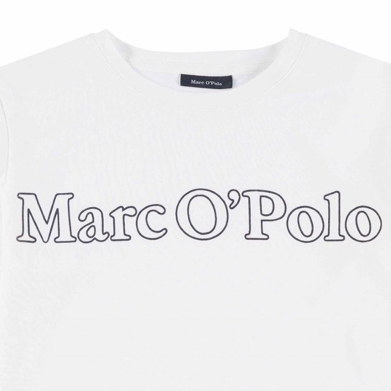 Bluzka chłopięca z długim rękawem, biała, Marc O'Polo