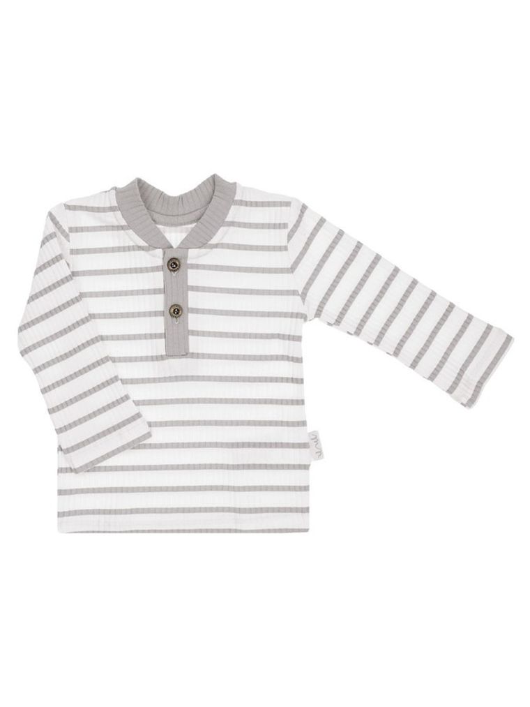 Bluzka chłopięca z długim rękawem, biała, Nicol