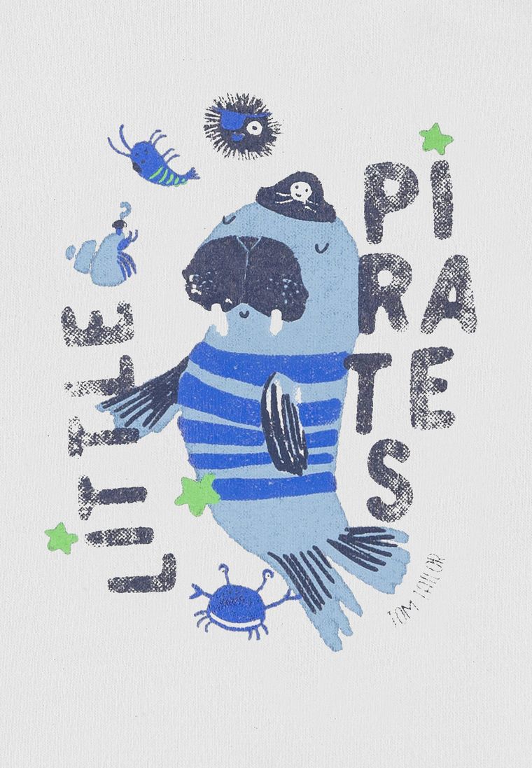 Bluzka chłopięca z długim rękawem, biała, Tom Tailor