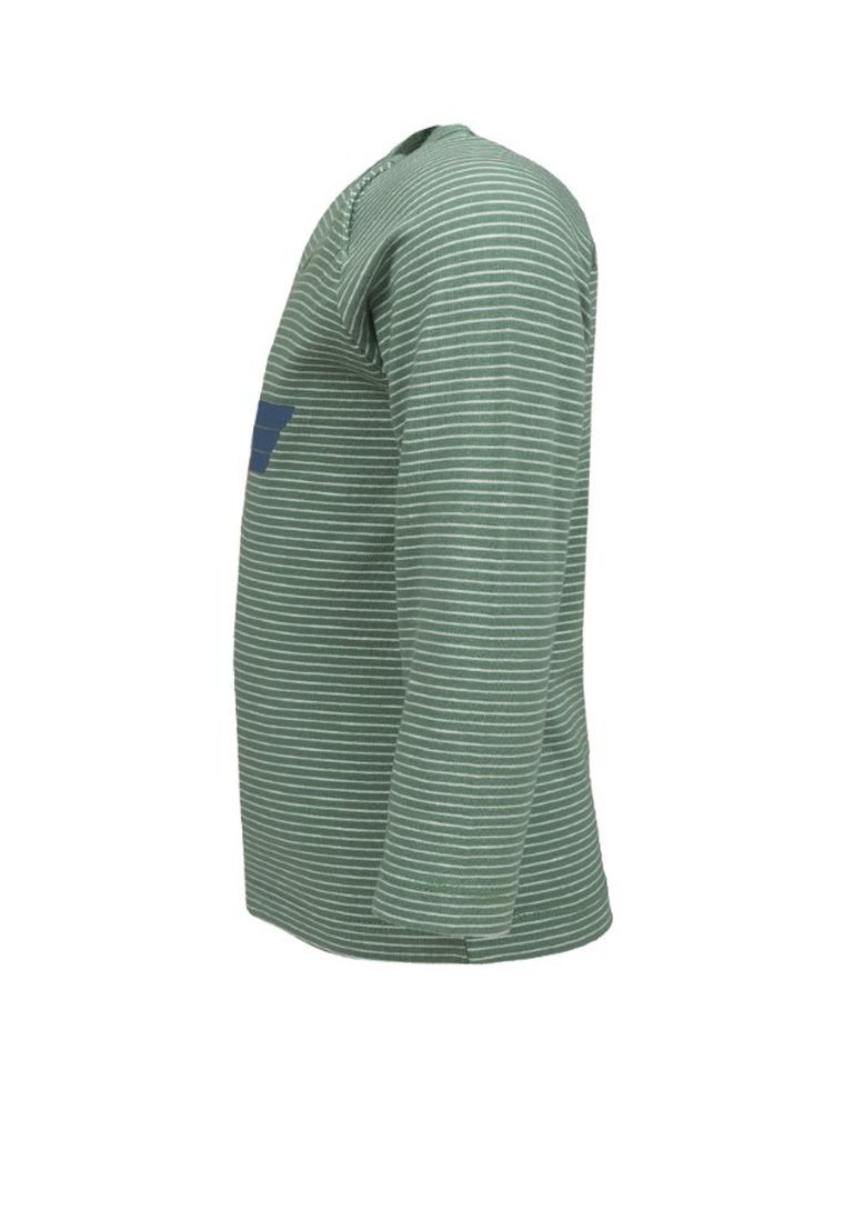 Bluzka chłopięca z długim rękawem, zielona, Lief