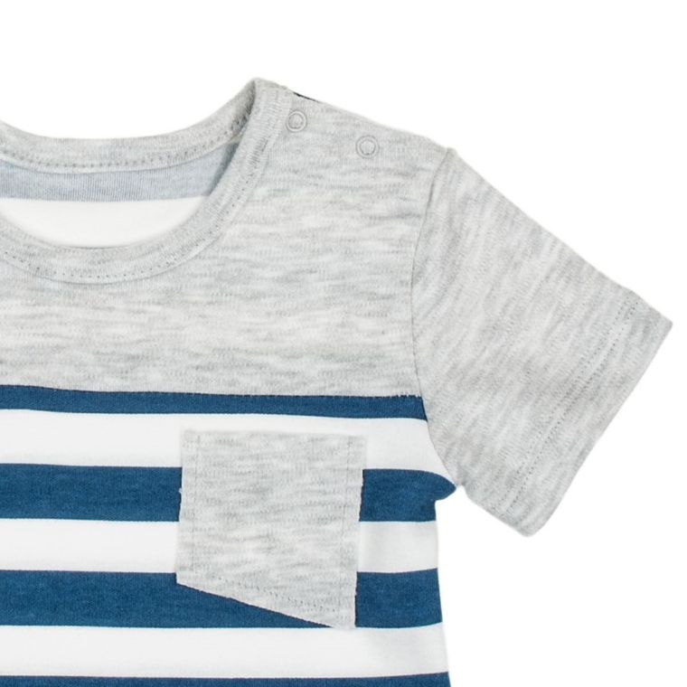 Bluzka chłopięca z krótkim rękawem, mix, Nicol