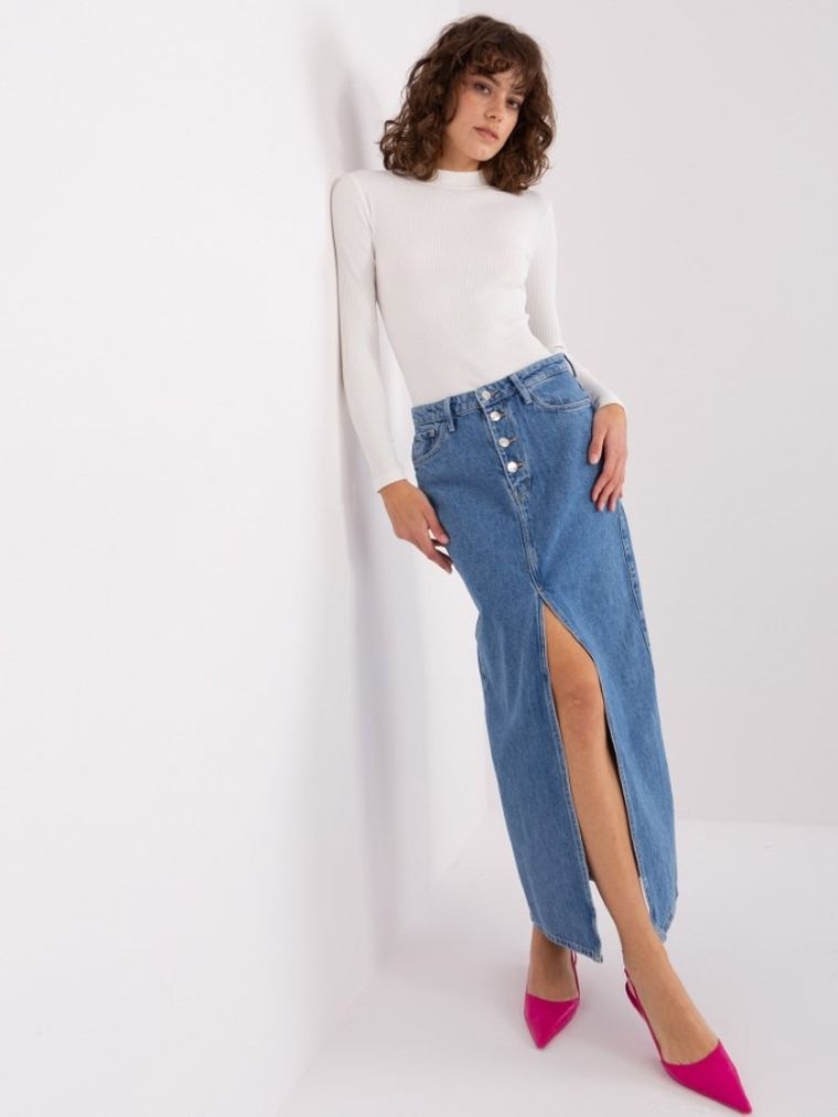 Bluzka damska z długim rękawem, ecru, Basic Feel Good