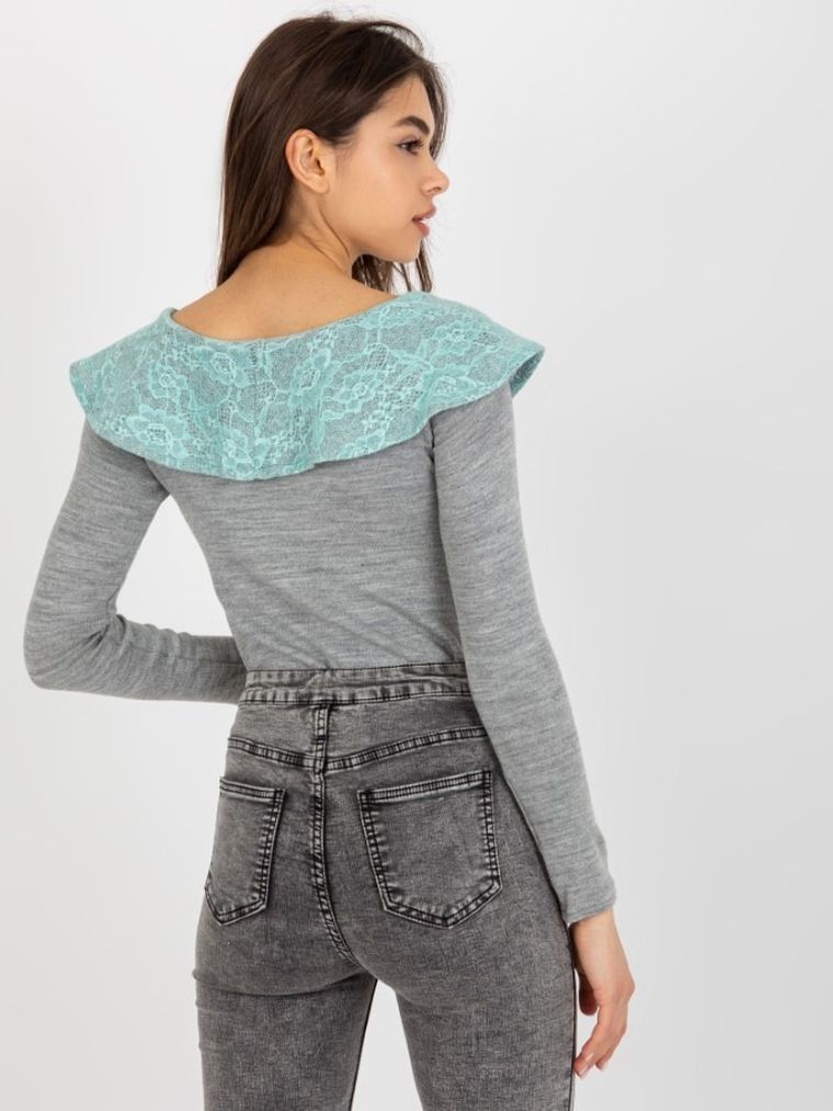 Bluzka damska z długim rękawem, mix, Lakerta