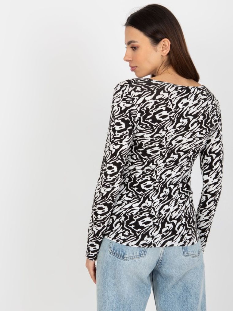 Bluzka damska z długim rękawem, mix, Lakerta