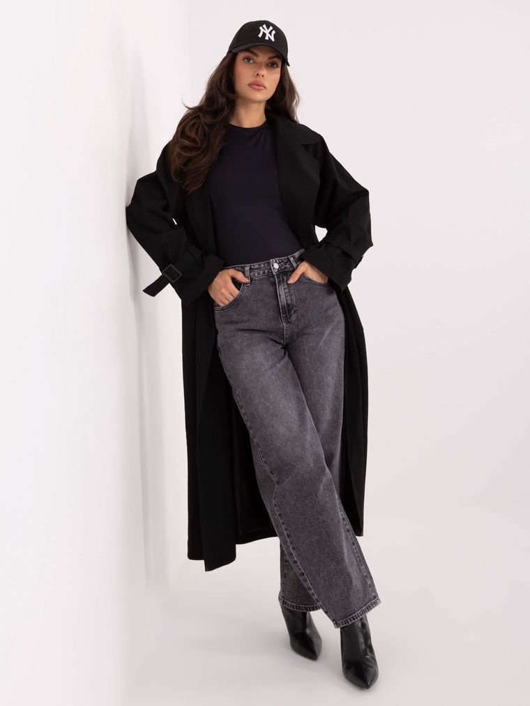 Bluzka damska z krótkim rękawem, czarna, Sublevel