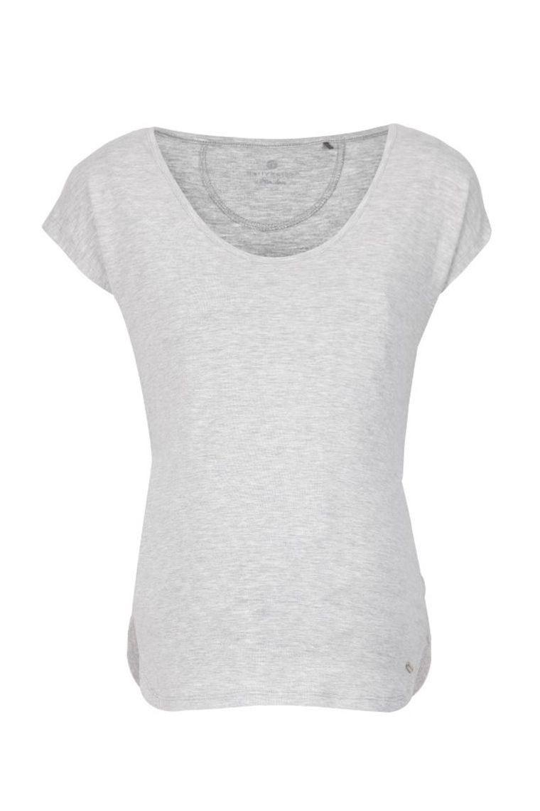 Bluzka damska z krótkim rękawem, do karmienia, szara, Bellybutton