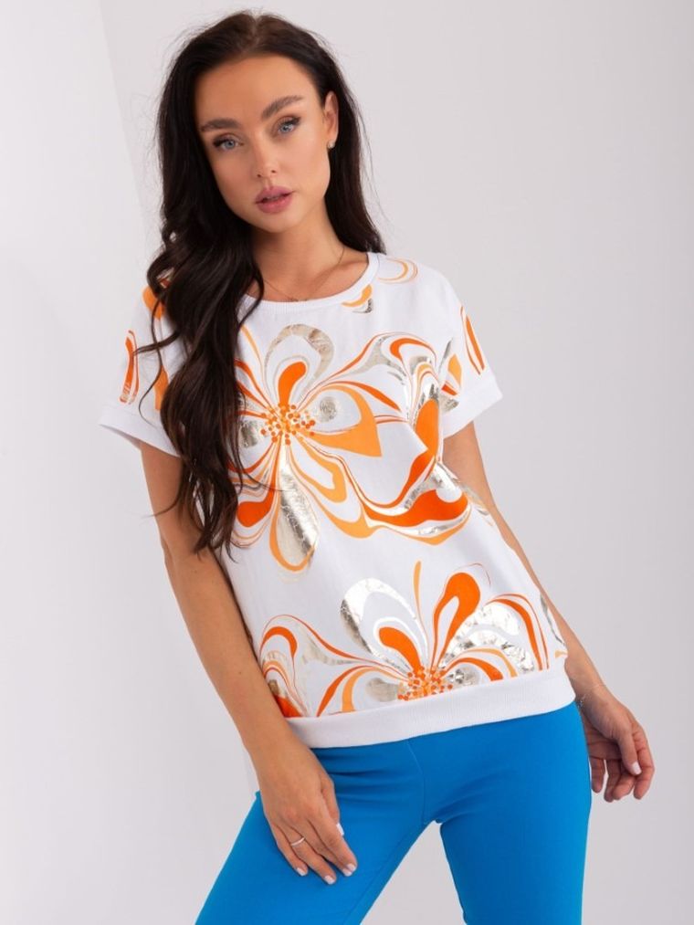 Bluzka damska z krótkim rękawem, mix, Relevance