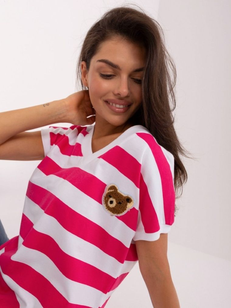 Bluzka damska z krótkim rękawem, mix, Relevance