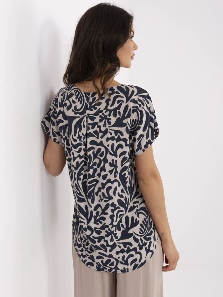 Bluzka damska z krótkim rękawem, mix, Sublevel