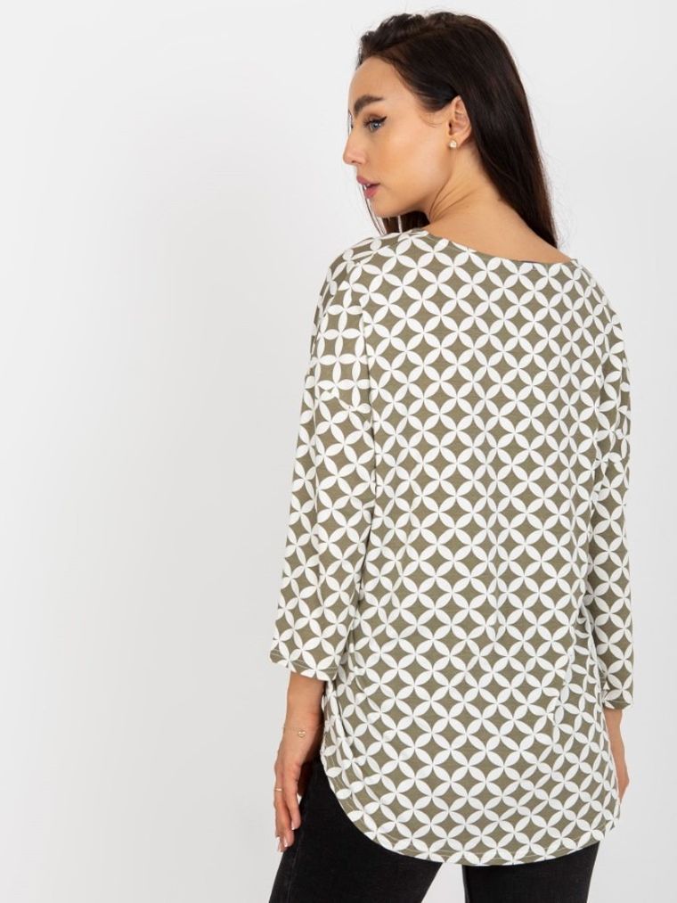 Bluzka damska z rękawem 3/4, mix, Rue Paris