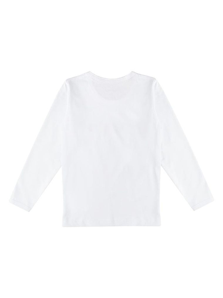 Bluzka dziecięca z długim rękawem, biała, zestaw, 2 szt., Tup Tup