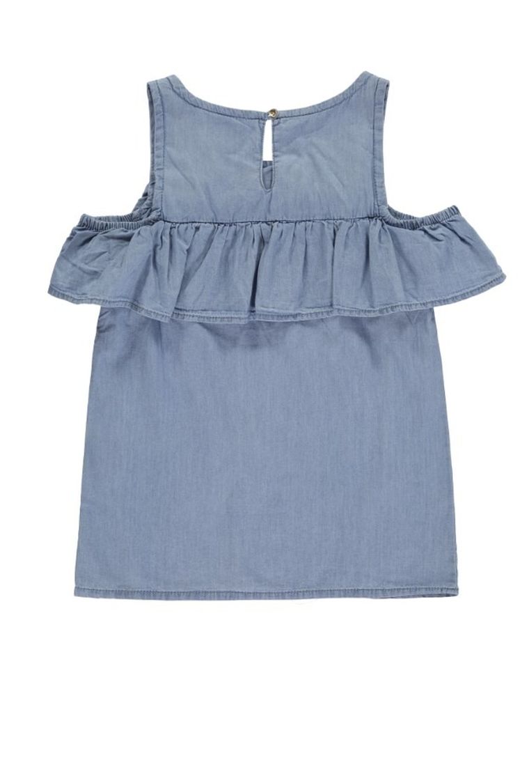 Bluzka dziewczęca bez rękawów, denim, Tom Tailor