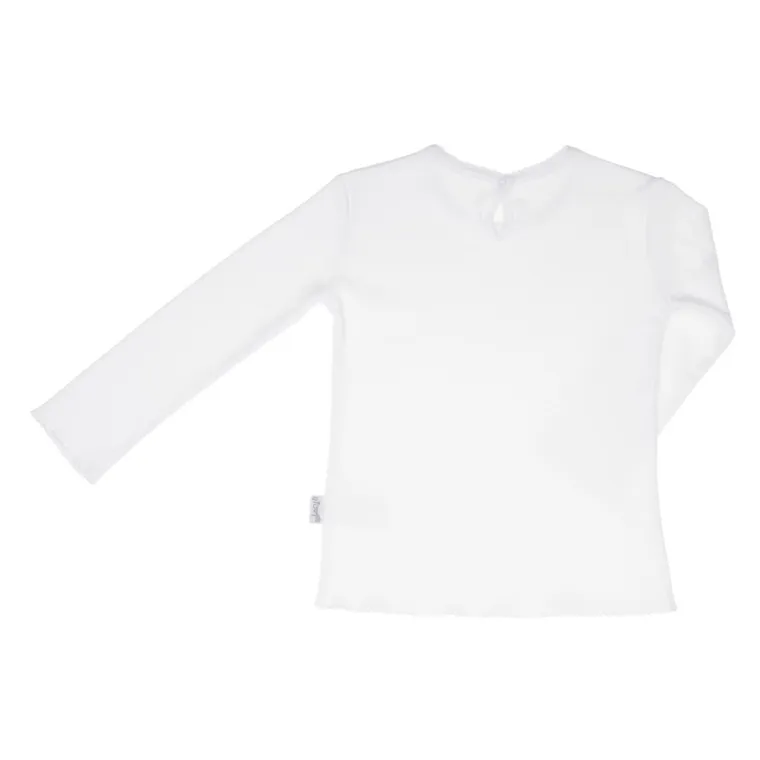 Bluzka dziewczęca, biała, Nicol