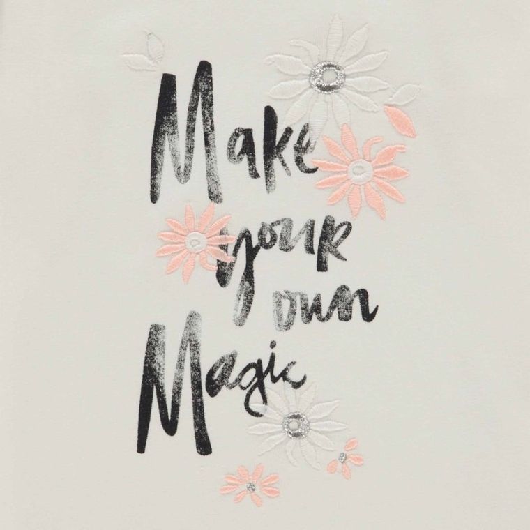 Bluzka dziewczęca z długim rękawem, biała, Marc O'Polo