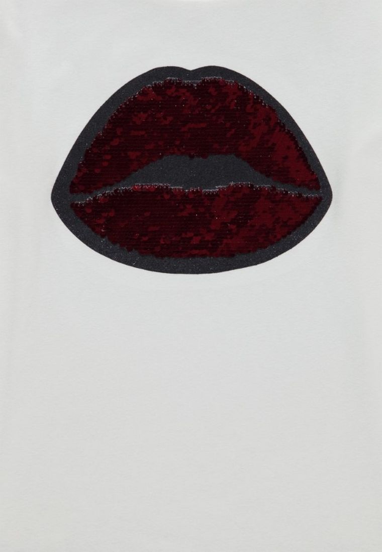 Bluzka dziewczęca z długim rękawem, biała, Tom Tailor