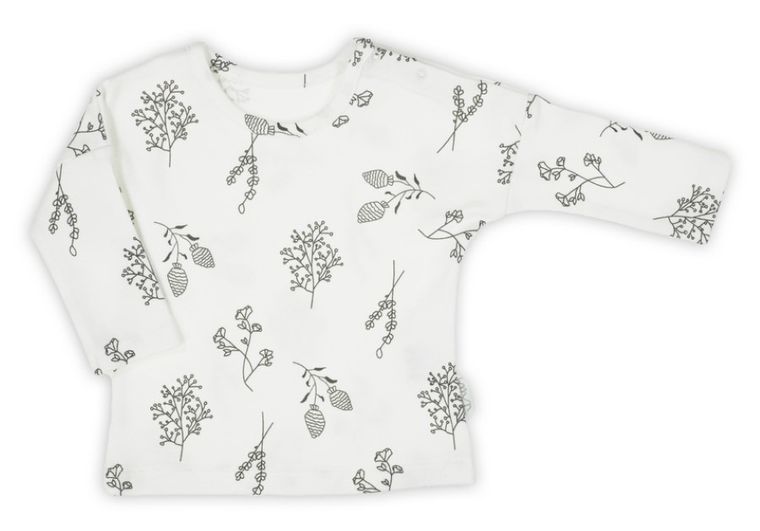 Bluzka dziewczęca z długim rękawem, ecru, Nicol