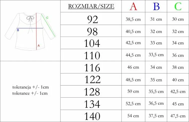 Bluzka dziewczęca z długim rękawem, ecru, Nicol