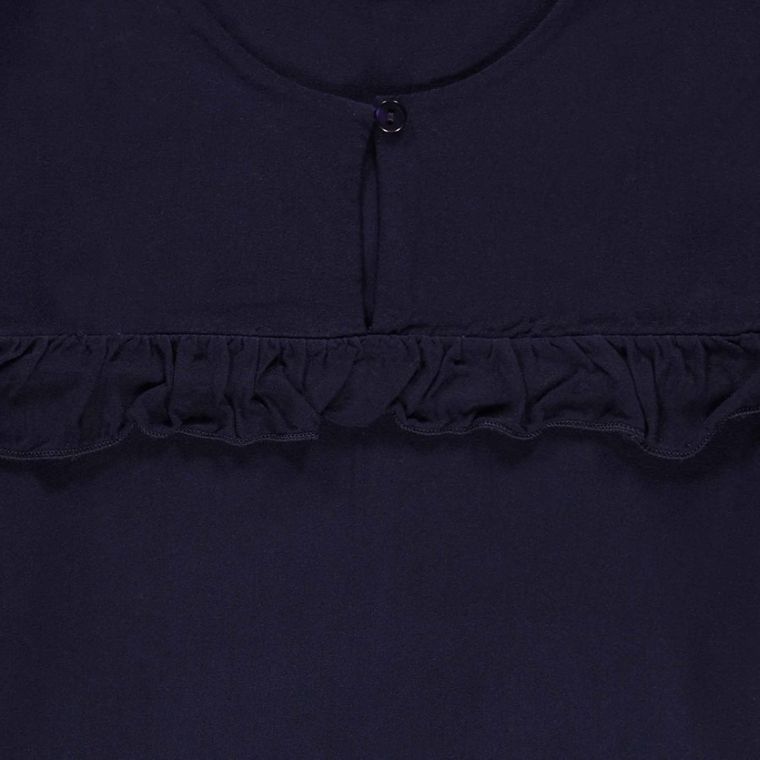 Bluzka dziewczęca z długim rękawem, granatowa, Marc O'Polo