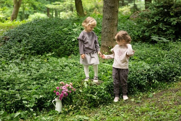 Bluzka dziewczęca z długim rękawem, jasnoróżowa, Pinokio