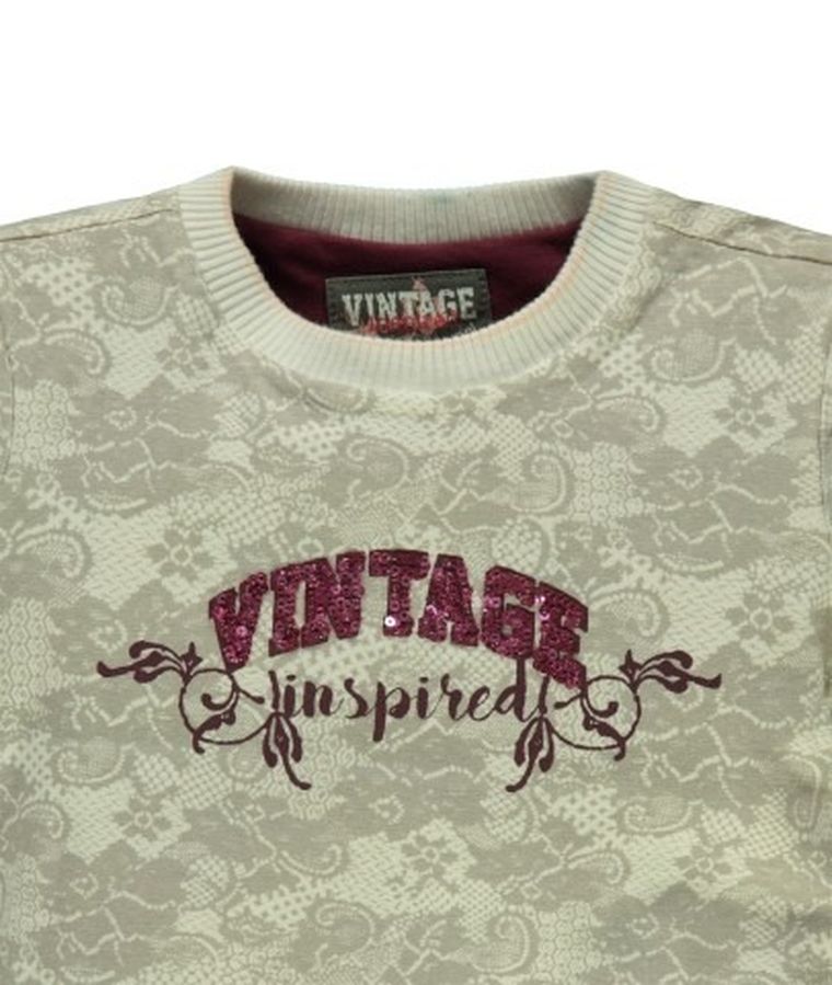 Bluzka dziewczęca z długim rękawem, mix, Kanz