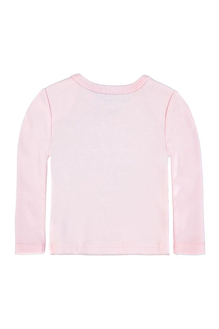 Bluzka dziewczęca z długim rękawem, różowa, Bellybutton